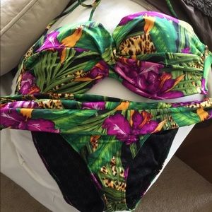 Victoria’s Secret - Green/Purple Floral Bikini